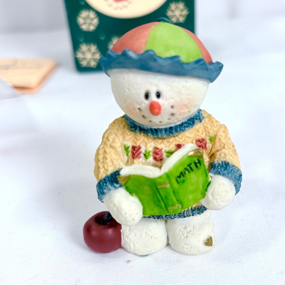 NWB VTG Sarahs Attic SnowWonders Collectible Snowman September Newton Kiu 1998
